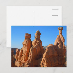 Cartão Postal Formações rochosas do Parque Nacional Bryce Canyon