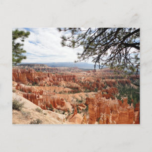 Cartão Postal Formações rochosas do Parque Nacional Bryce Canyon