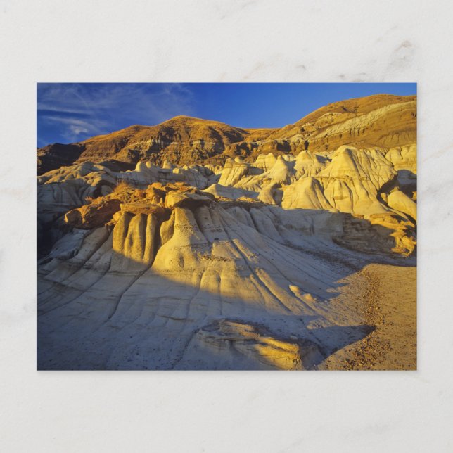 Cartão Postal Formações rochosas em Drumheller Alberta, Canadá (Frente)