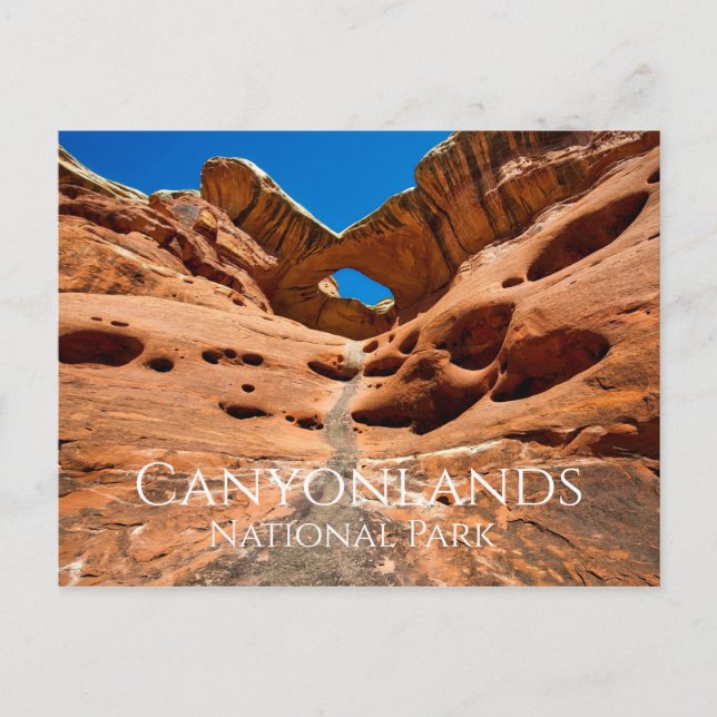 Cartão Postal Formações Rock, Parque Nacional Canyonlands, Utah (Frente)