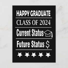 Cartão Postal Formado Feliz Formatura