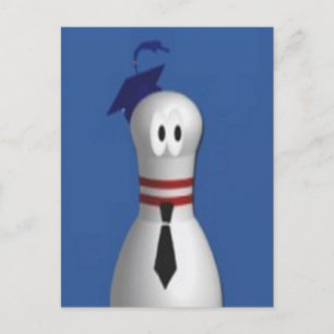 Cartão Postal Formando boliche