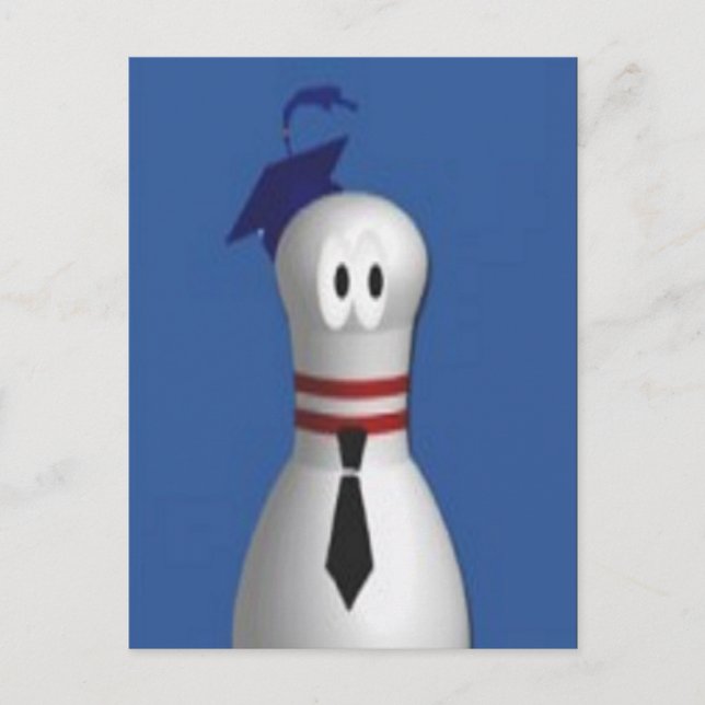 Cartão Postal Formando boliche (Frente)