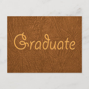 Cartão Postal Formando Brown Cowhide Leather Textura