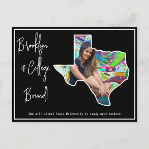 Cartão Postal Formando College Bound Texas