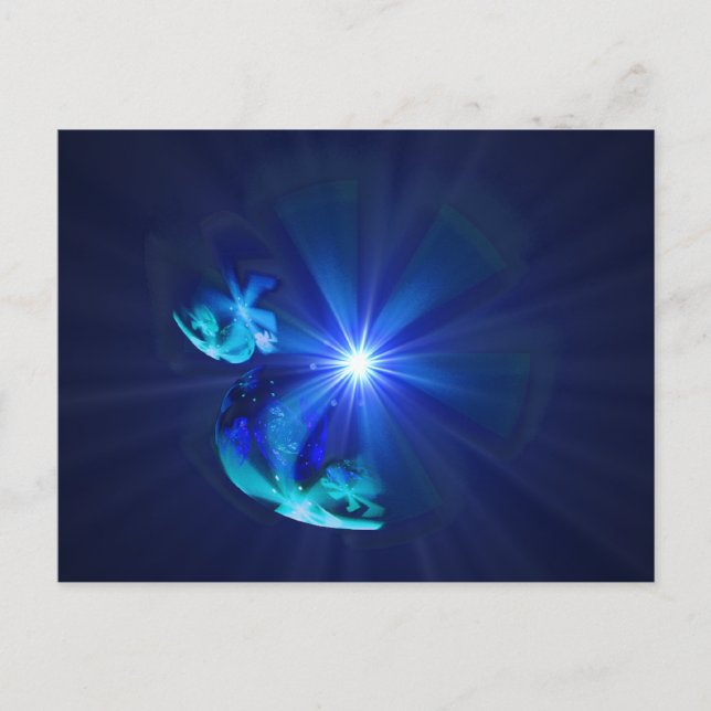 Cartão Postal Formando estrelas (Frente)