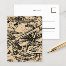 Cartão Postal Formas Abstratas | Rudolf Bauer