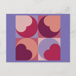 Cartão Postal Formas do Coração