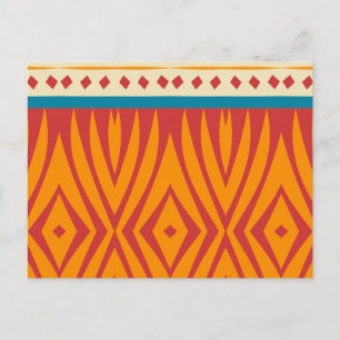 Cartão Postal Formas em cores retrorreflectoras