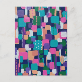 Cartão Postal Formas Geométricas em Cor Negrito