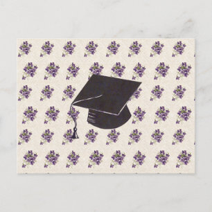 Cartão Postal Formatura floral