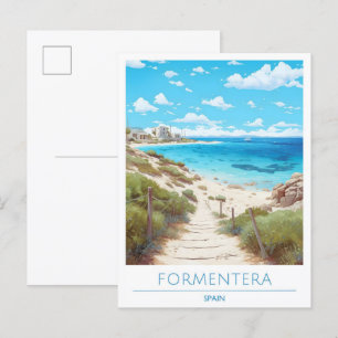 Cartão Postal Formentera Espanha