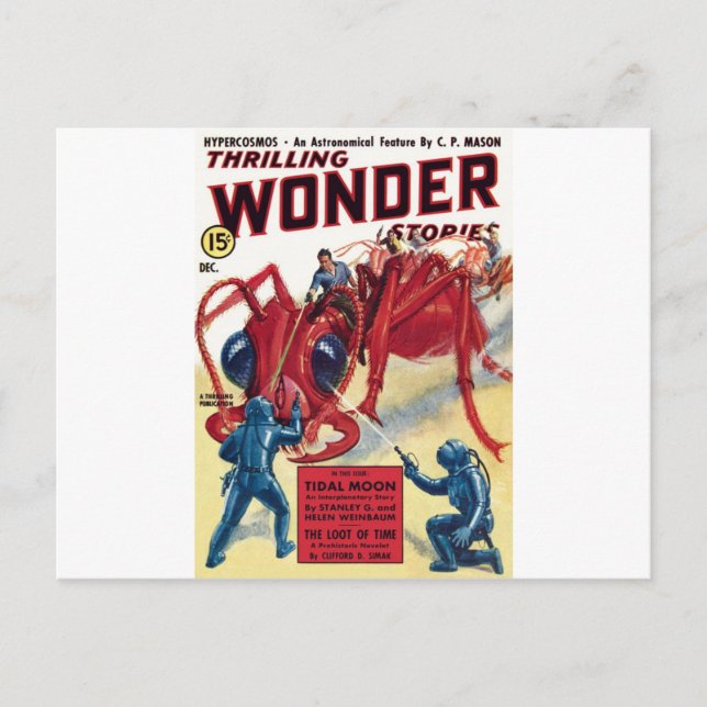 Cartão Postal Formiga vermelha gigante (Frente)