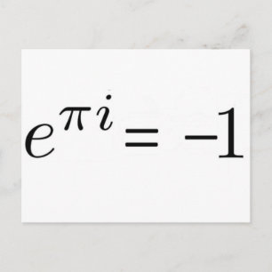Cartão Postal Fórmula de Euler!