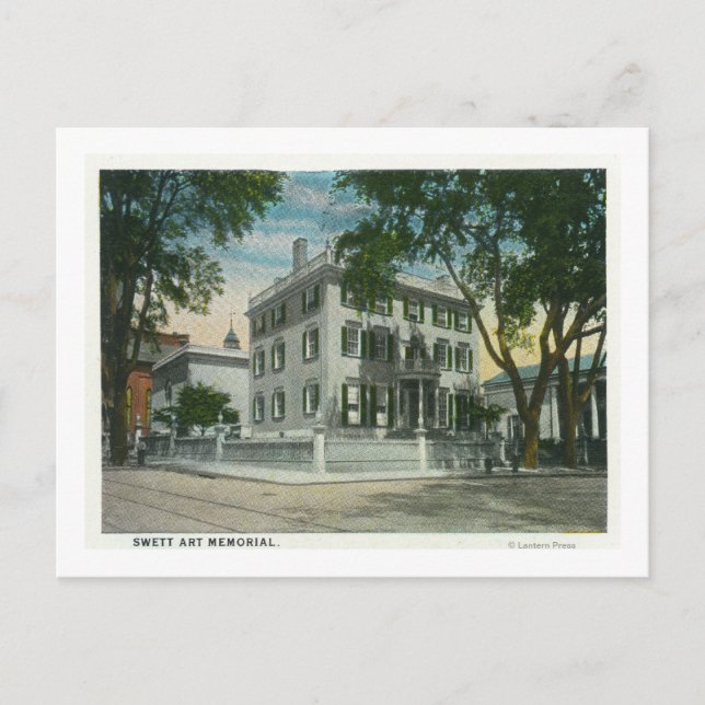 Cartão Postal Fort Allen Park View da Baía de Casco (Frente)