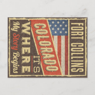 Cartão Postal Fort Collins Colorado
