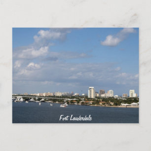 Cartão Postal Fort Lauderdale Bay Area, Fort Lauderdale