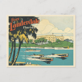 Cartão Postal Fort Lauderdale Flórida 20 anos