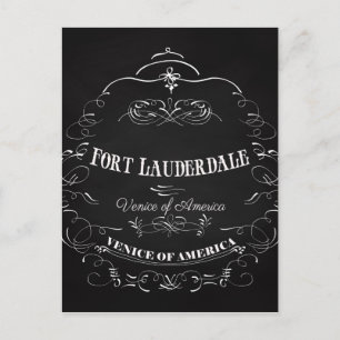 Cartão Postal Fort Lauderdale Florida - Veneza da América