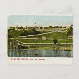 Cartão Postal Fort Mackinac, da Vintage do Porto
