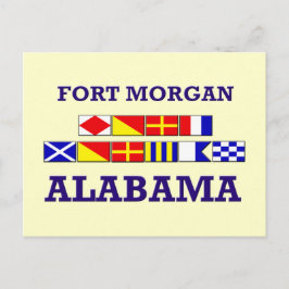 Cartão postal Fort Morgan Flag