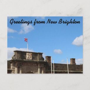 Cartão Postal "Fort Perch Rock" Postcard