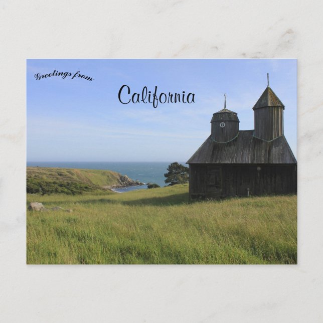 Cartão Postal Fort Ross Califórnia (Frente)