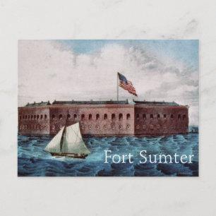 Cartão Postal Fort Sumter