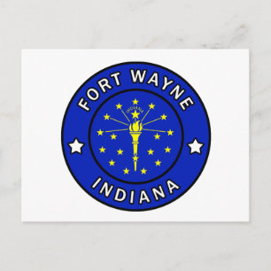 Cartão Postal Fort Wayne Indiana
