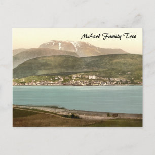 Cartão Postal Fort William e Ben Nevis, Inverness, Escócia