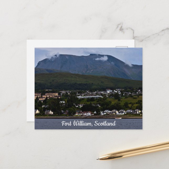 Cartão Postal Fort William, Scotland Postcard (Frente/Verso In Situ)