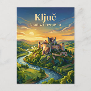 Cartão Postal Fortaleza Ključ Bósnia e Herzegovina