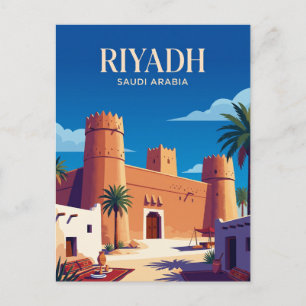 Cartão Postal Fortaleza Masmak Arábia Saudita