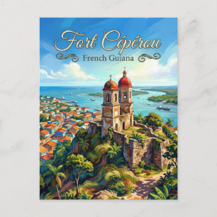 Cartão Postal Forte Cépérou Guiana Francesa