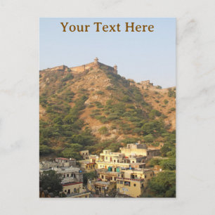 Cartão Postal Forte de Jaigarh perto de Jaipur, Índia. Personali