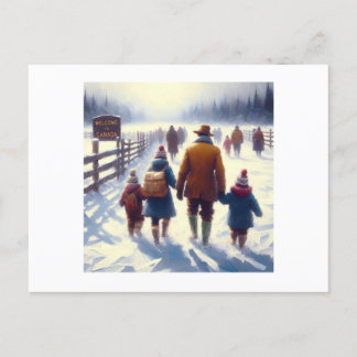 Cartão Postal Forte e Livre do Canadá,