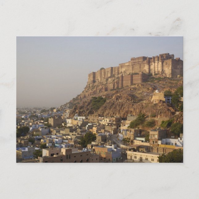 Cartão Postal Forte Mehrangarh de Jodhpur. Rajasthan, ÍNDIA. (Frente)