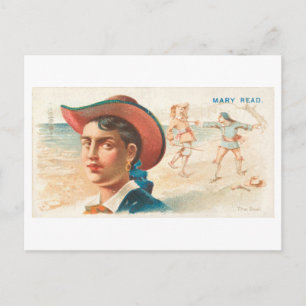 Cartão Postal Forte Série Mulheres #44: Pirata Mary Lê Vintage