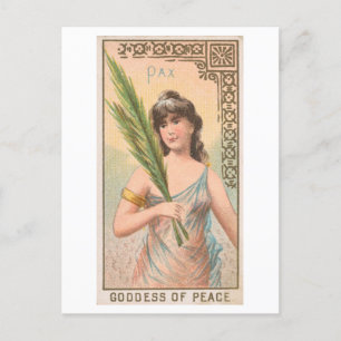 Cartão Postal Forte Série Mulheres #56: Pax Peace Vintage