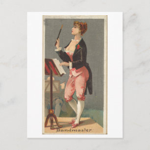 Cartão Postal Forte Série Mulheres #7: Condutor Vintage