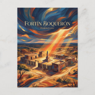 Cartão Postal Fortín Boquerón Paraguai
