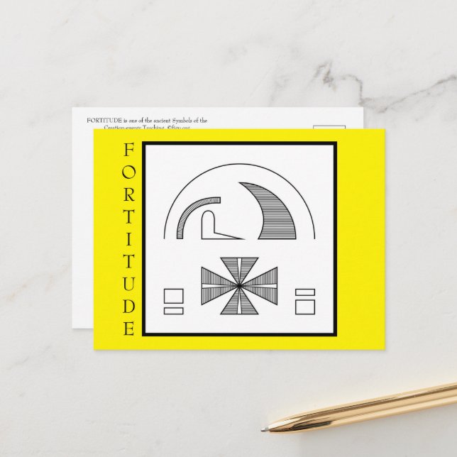 Cartão postal Fortitude (Frente/Verso In Situ)