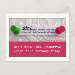 Cartão Postal Fortuna criativa