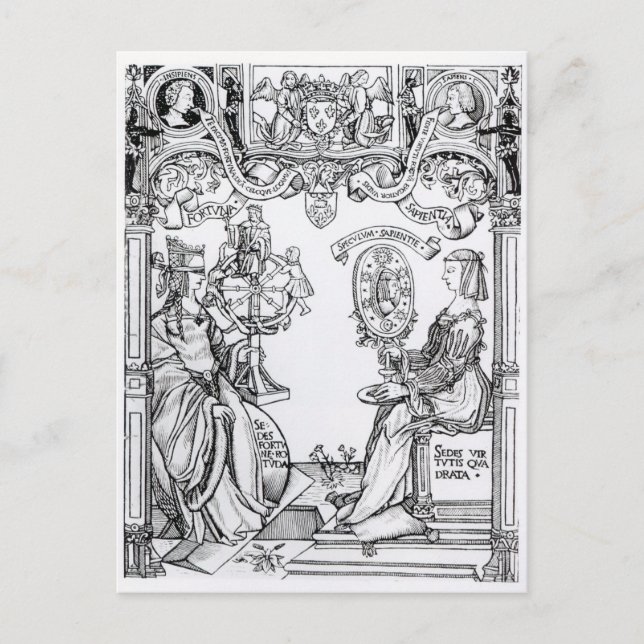 Cartão Postal Fortuna e Sabedoria (Frente)