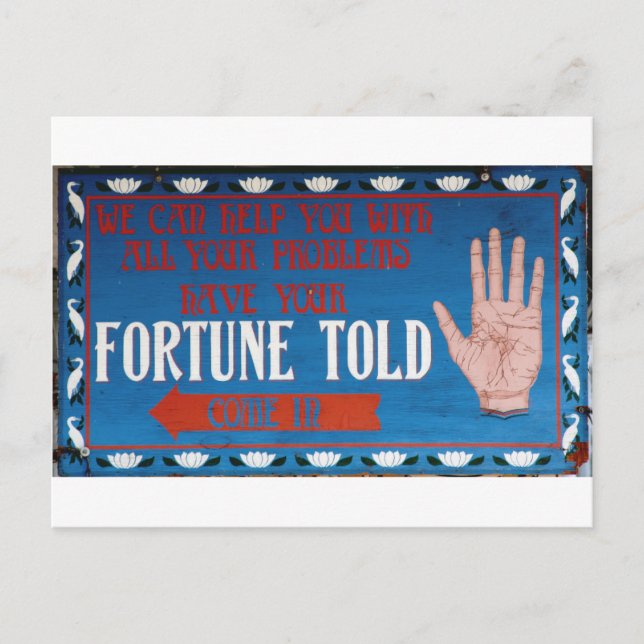 Cartão Postal Fortunes contados (Frente)