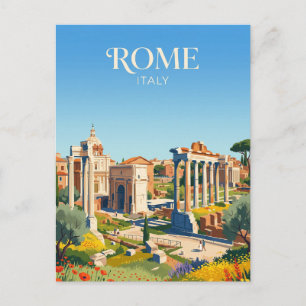 Cartão Postal Fórum Romano Itália