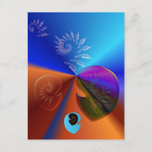 Cartão Postal Fósseis celestiais