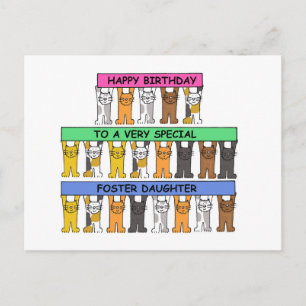 Cartão Postal Foster Daughn Happy Birday