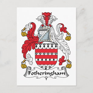 Cartão Postal Fotheringham Family Crest