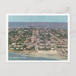 Cartão Postal Foto Aérea Antiga de Key West de cerca de 1960